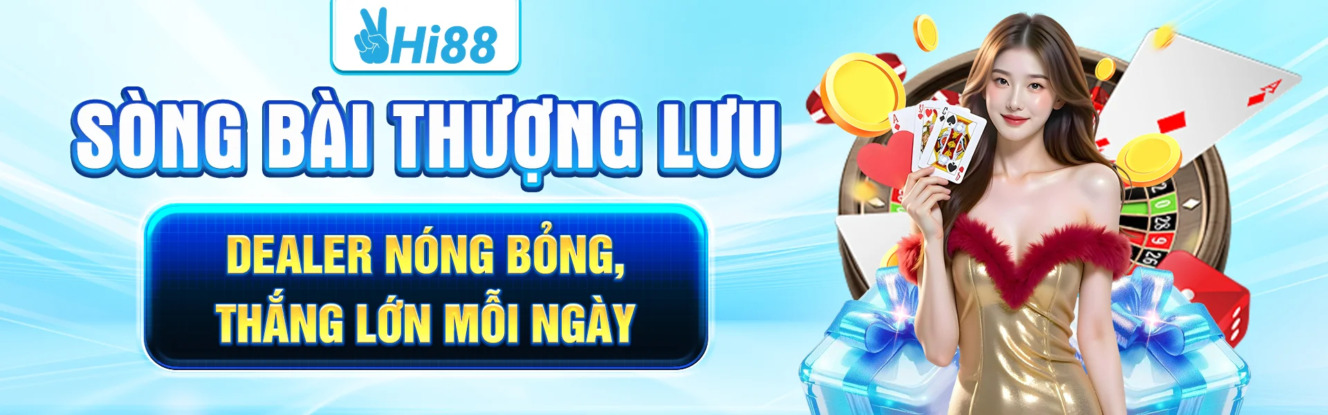 Banner chuyên mục game nhiều, dễ theo dõi và nội dung trực tuyến Hi88